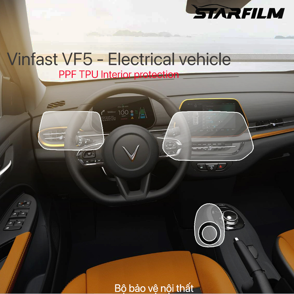 Vinfast VF5  PPF TPU chống xước tự hồi phục STARFILM